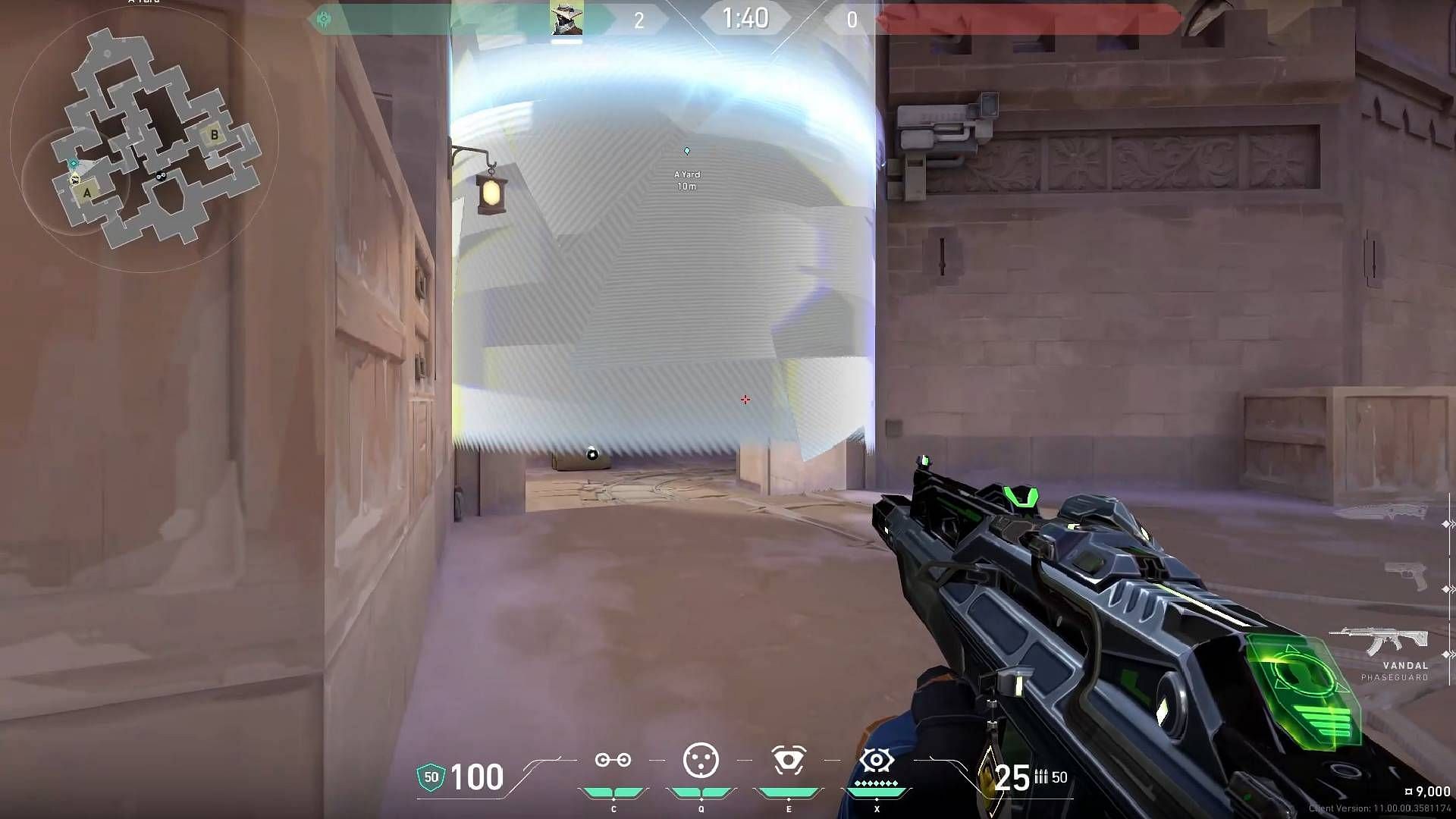 A-site one-way Cyber Cage setup option 2 (Image via Riot Games)